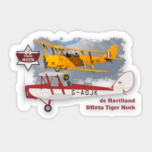 de Havilland DH82a Tiger Moth Sticker